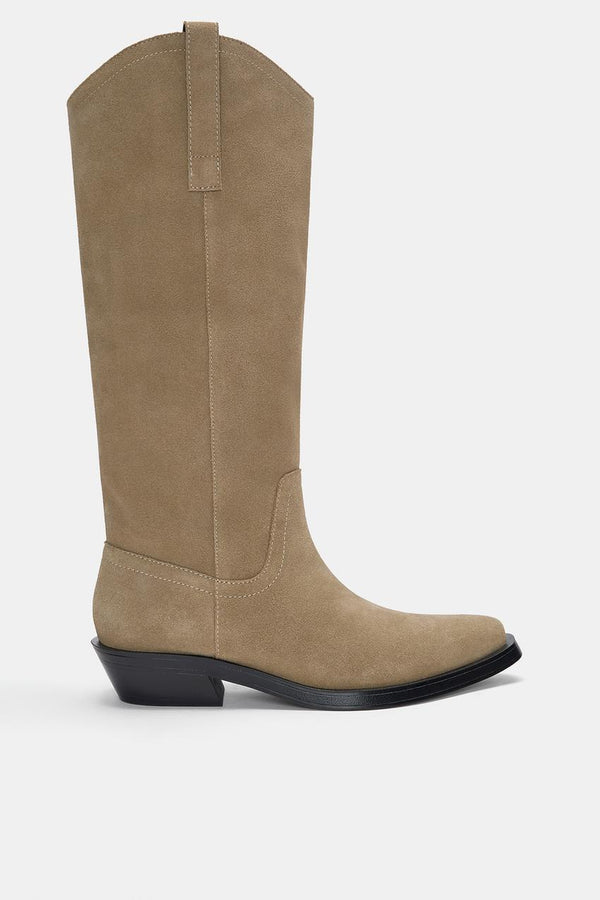 PULL AND BEAR SUEDE LONG BOOTS 1263/440/117