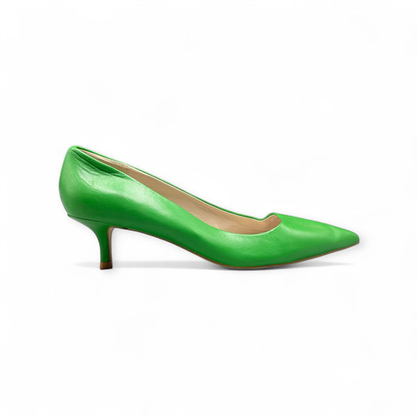 ZARA BASIC GREEN HEEL