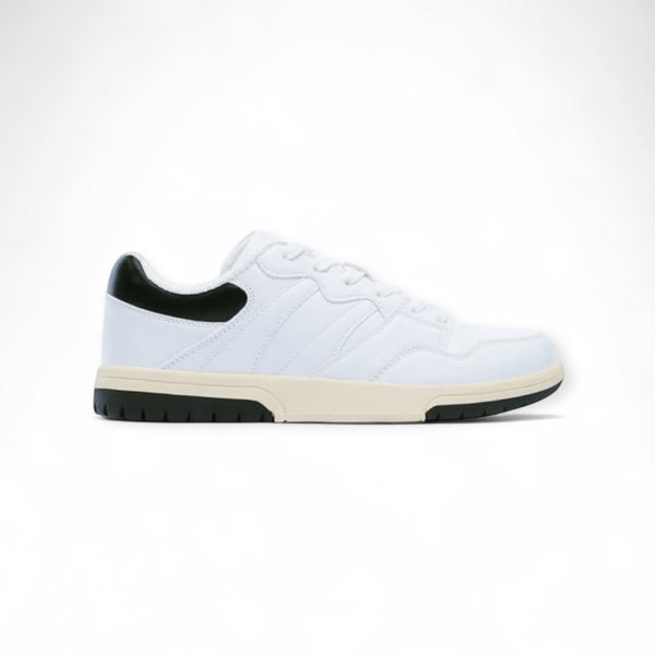ZARA CASUAL COMFY SNEAKER - WHITE / BLACK