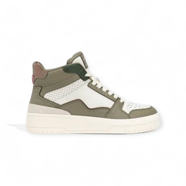STRADIVARIUS SNEAKER-GREENWHITE