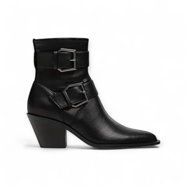 STRADIVARIUS BUCKLE ANKLE BOOTS