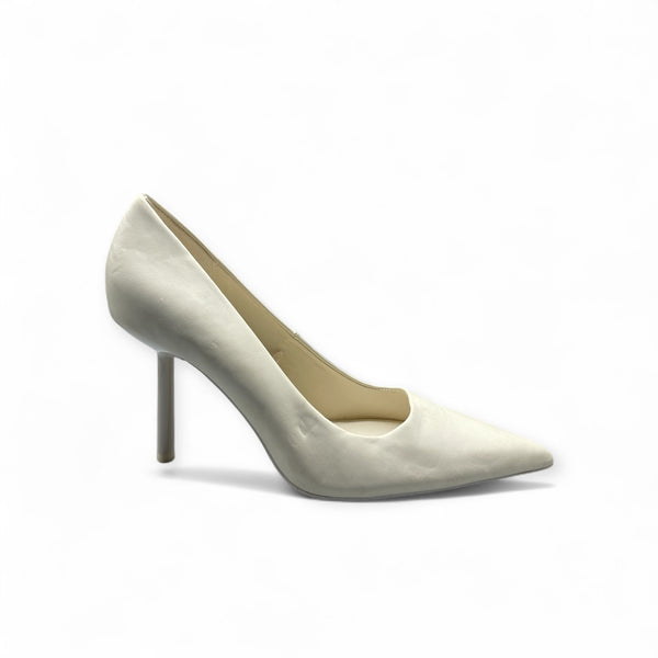ZARA OFF WHITE CONE HEEL STILETTO