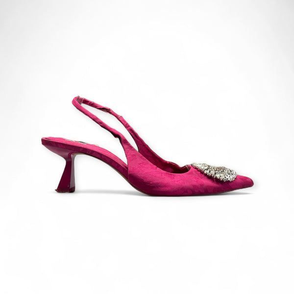 ZARA EMBELLISHED BROOCH HEEL