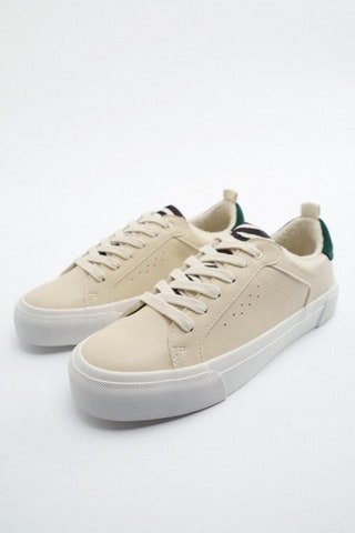 ZARA BEIGE TRAINER
