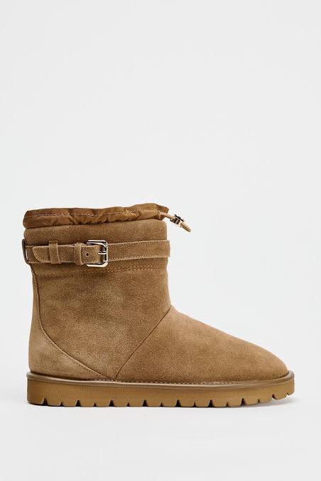 ZARA FAUX SUEDE BOOTS 2165/410/700