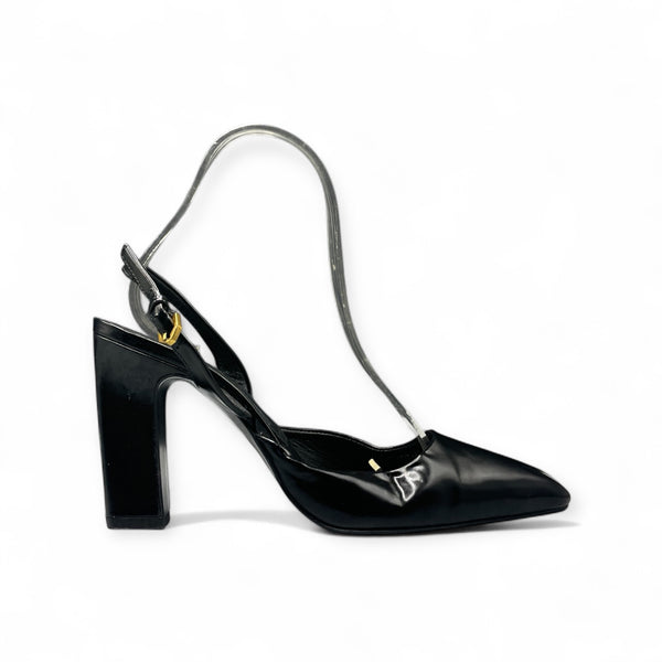 MASSIMO DUTTI POINTED TOE BLOCK HEEL