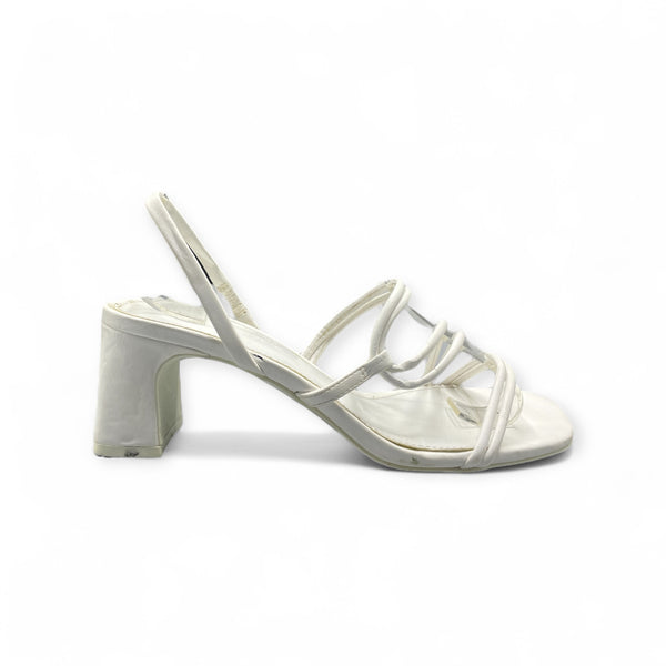 PULL& BEAR TRIPLE STRAP BLOCK HEEL