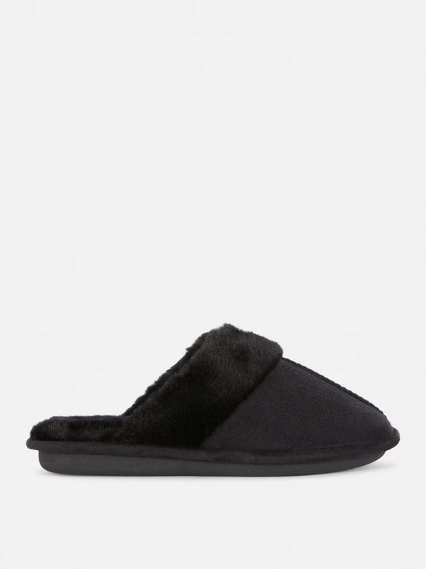 PRIMARK FAUX LEATHER SLIPPERS