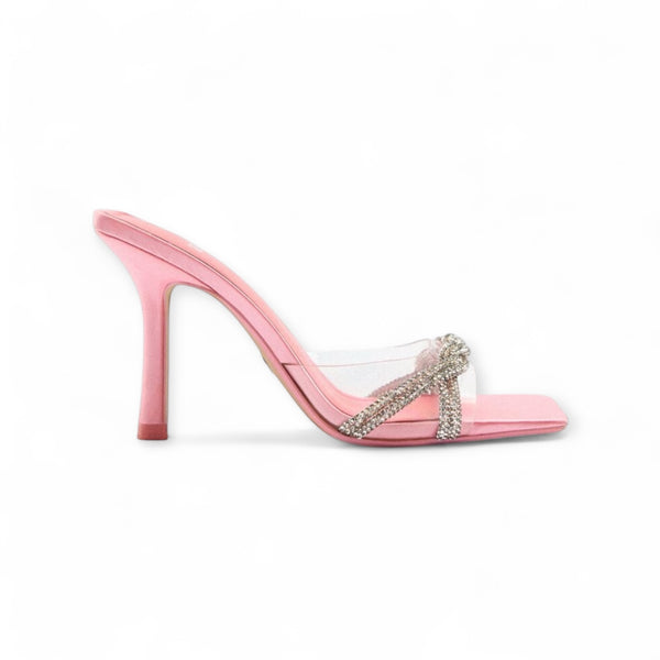 ZARA VINYL SANDAL RHINESTONES