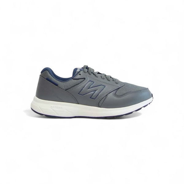 NEW BALANACE WIDE FIT MW550 WALKING TRAINERS - GRAY/NAVY/WHITE