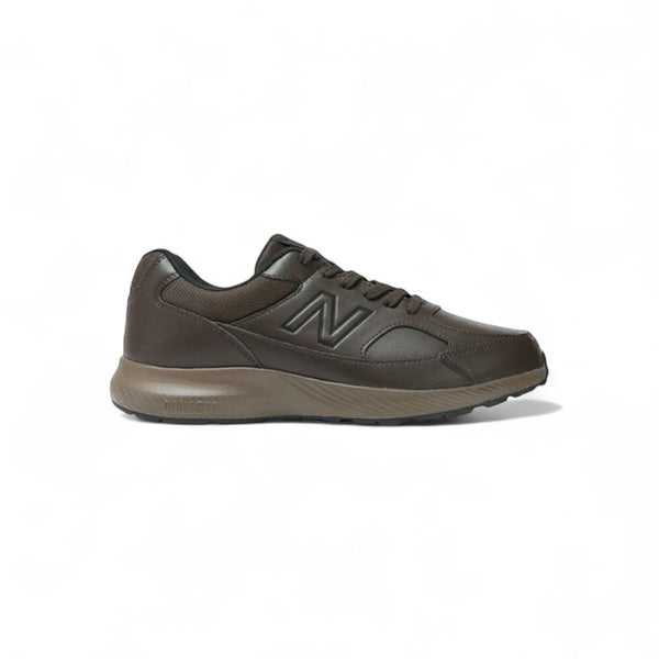 NEW BALANCE WIDE FIT MW363 WALKING TRAINERS - BROWN