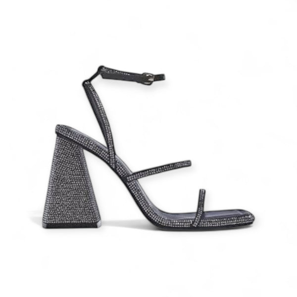 ZARA DIAMOND BLOCK HEEL