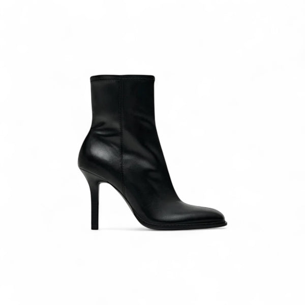 ZARA HEEL STRECH BLACK ANKLE BOOTS 1120/210/800