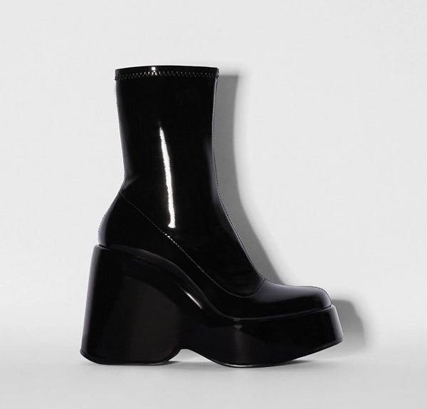 BERSHKA PLATFORM ANKLE BOOTS 1164/060/040