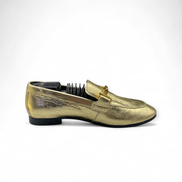 MASSIMO DUTTI GOLDEN FORMAL SHOES
