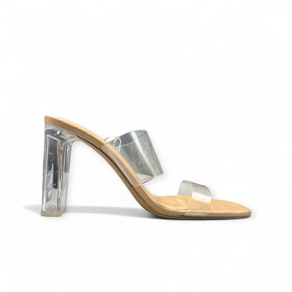 LEFTIES TRANSPARENT CONE HEEL