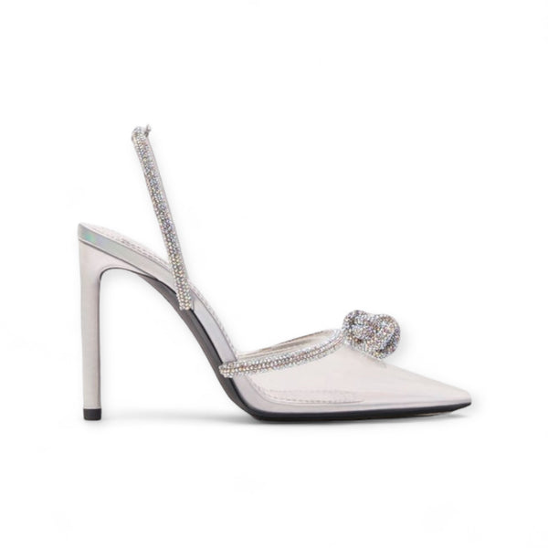 BERSHKA TRANSPARENT DIAMOND HEEL