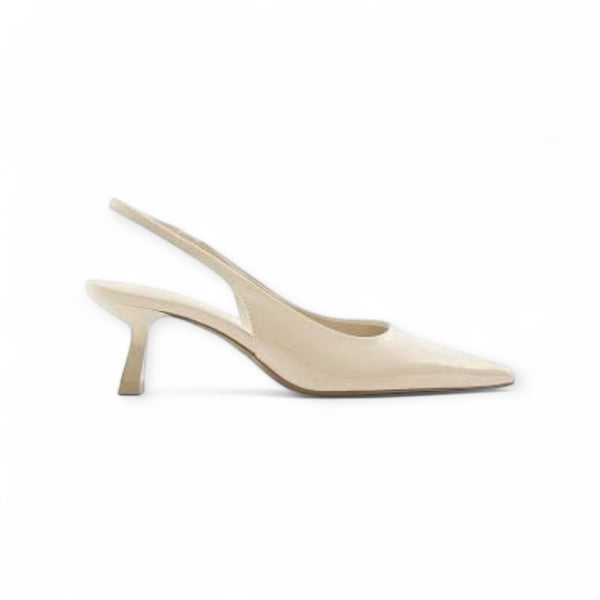 ZARA BEIGE CONE HEEL