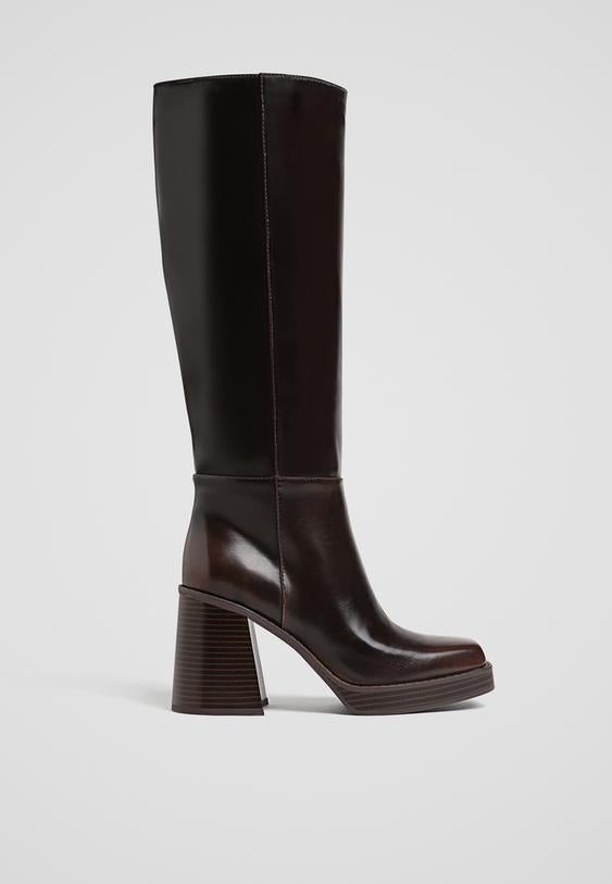 STRADIVARIUS PLATFORM LONG BOOTS 9856/470/100