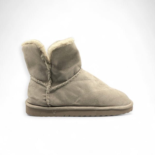 BROWN UGG STYLE ANKLE BOOT