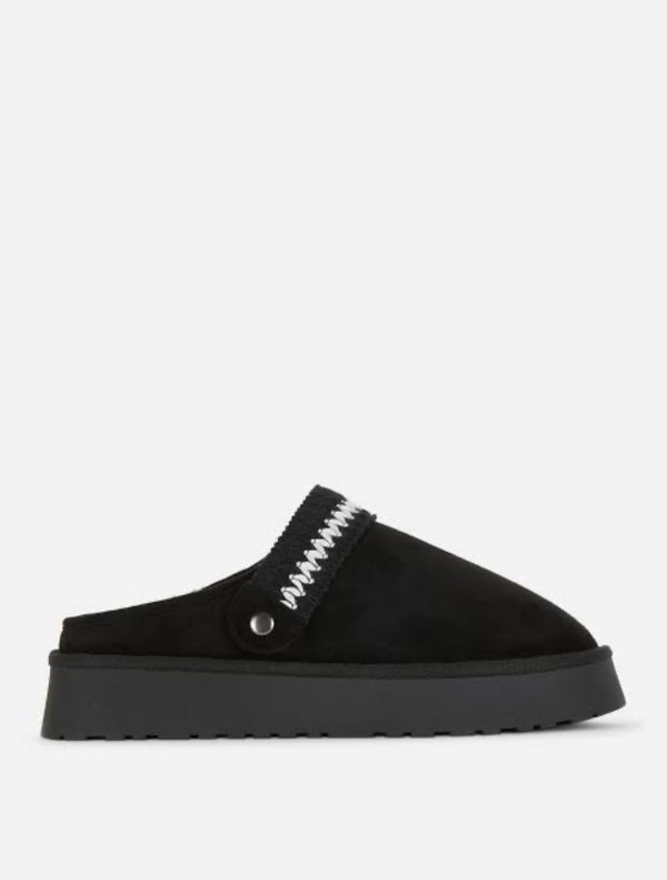 PRIMARK BLACK LINED CLOGS