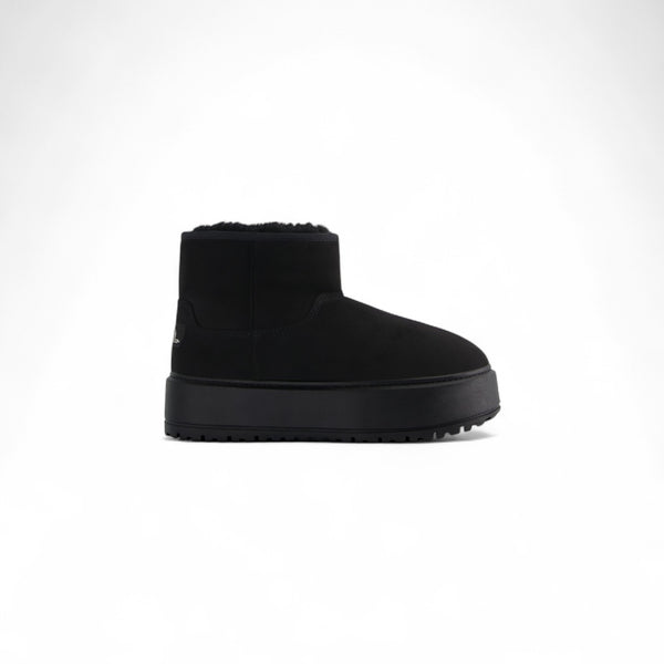 Bershka women's fur ankle boots - Black 1242/260/040