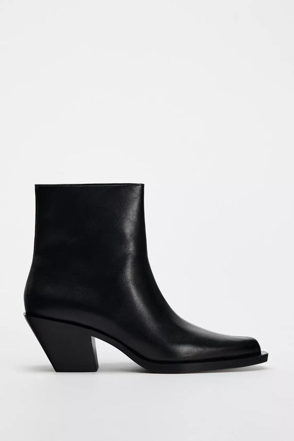 ZARA COWBOY-STYLE ANKLE BOOTS - 3105/410/800