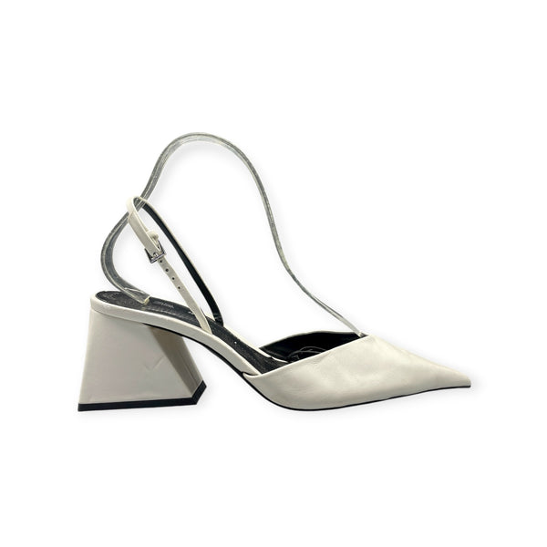 ZARA WHITE BLOCK HEEL