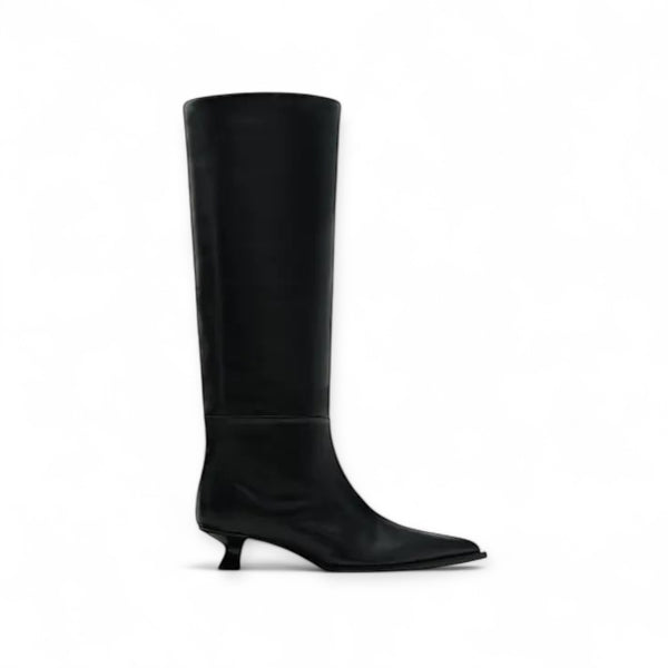 MASSIMO DUTTI Heeled Leather Boots Limited Edition