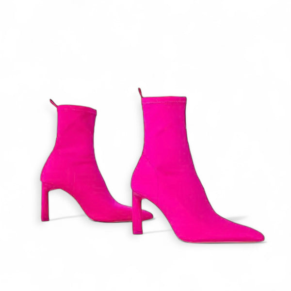 STRADIVARIUS PINK ANKLE BOOTS 9907/078/612