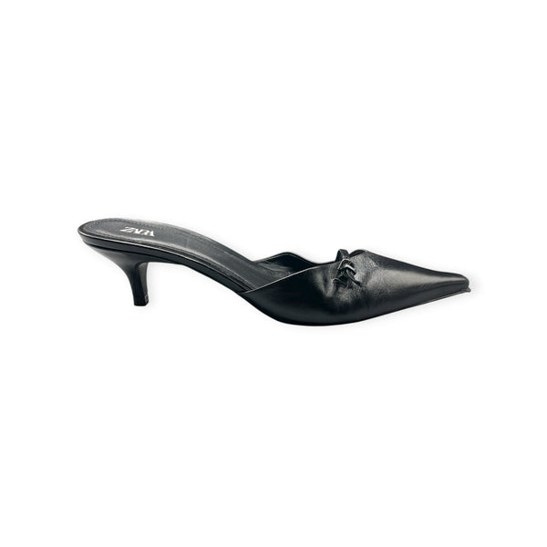ZARA BLACK CONE HEEL