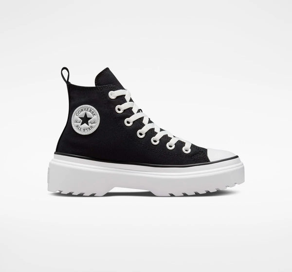 CONVERSE ALL STAR LUGGED PLATFORM HIGH TOP - BLACK/WHITE A03846C
