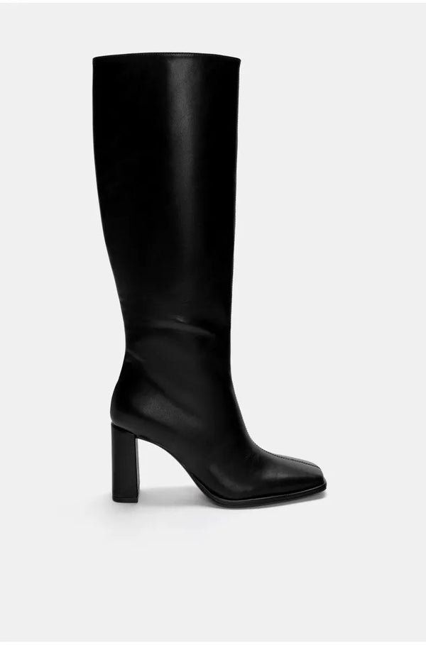 PULL AND BEAR HIGH HEELED LONG BOOTS 1259/440/040