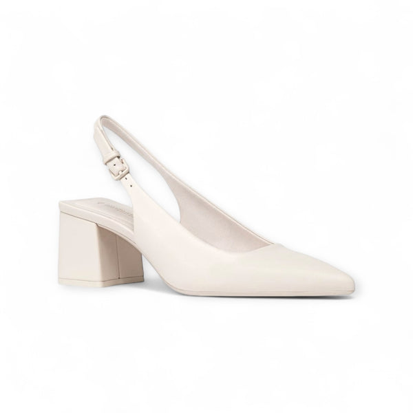 STRADIVARIUS WHITE BLOCK HEEL