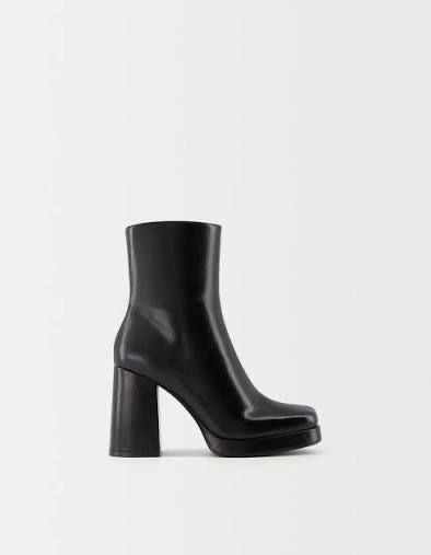 BERSHKA PLATFORM ANKLE BOOTS 1106/460/040