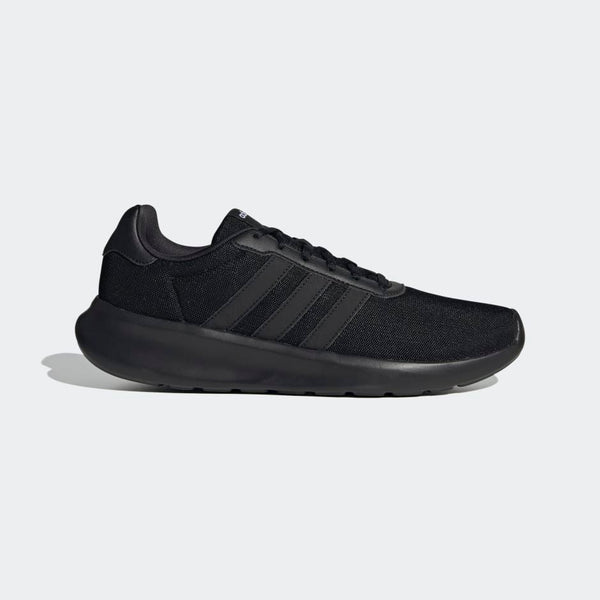 ADIDAS LITE RACER 3.0 SHOES - CORE BLACK / CORE BLACK / GREY SIX