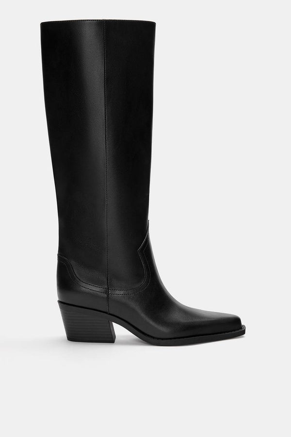 PULL AND BEAR LONG COWBOY BOOTS 1257/440/040