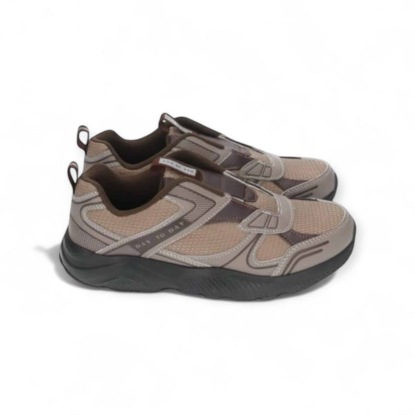 DAY TO DAY RUNNER SLIPON-BROWNGREY