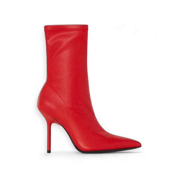 BERSHKA RED ANKLE BOOTS 1124/060/020
