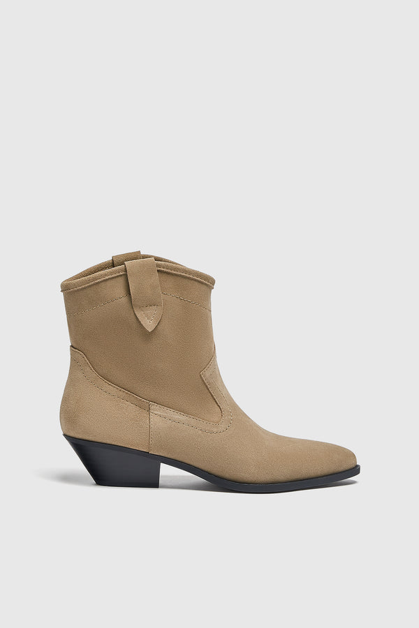 PULL AND BEAR SUEDE COWBOY BOOTS 1041/940/111