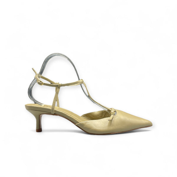 ZARA OLIVE GREEN HEEL