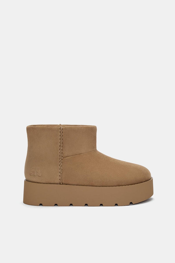 PULL AND BEAR LINED PLATFORM ANKLE BOOTS 1001/440/110
