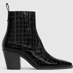 STRADIVARIUS CHECK STYLE ANKLE BOOTS 9903/671/040