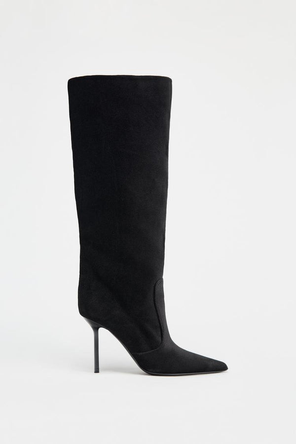 ZARA VELVET EFFECT BOOTS - 2000/510/800