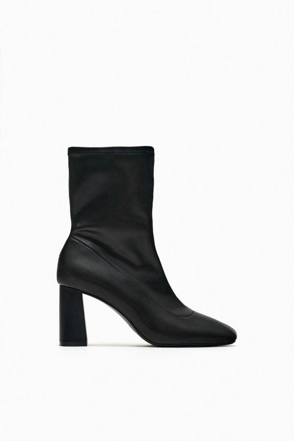 ZARA WOMEN LEATHER ANKLE BOOTS 3148/210/800