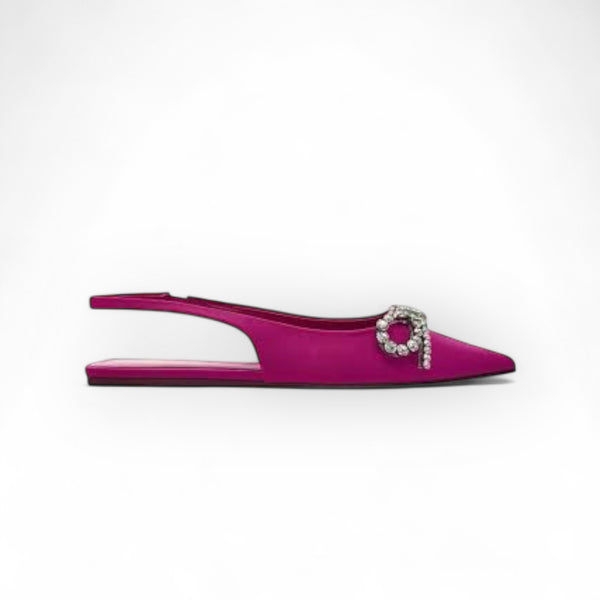 ZARA DIAMOND FLAT MULES
