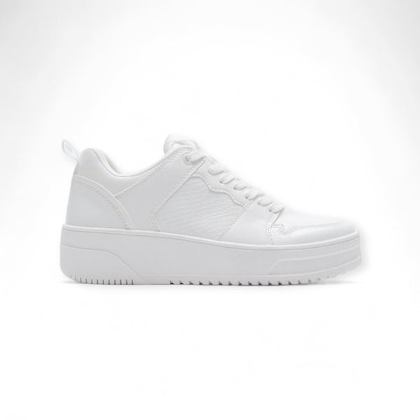 ZARA PLATFORM SHOES - WHITE