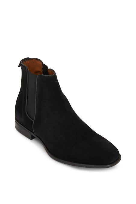 AQUATALIA BLACK SUEDE CHELSEA BOOTS