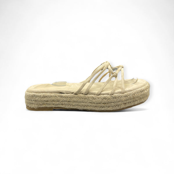 BERSHKA FLAT ESPADRILLE