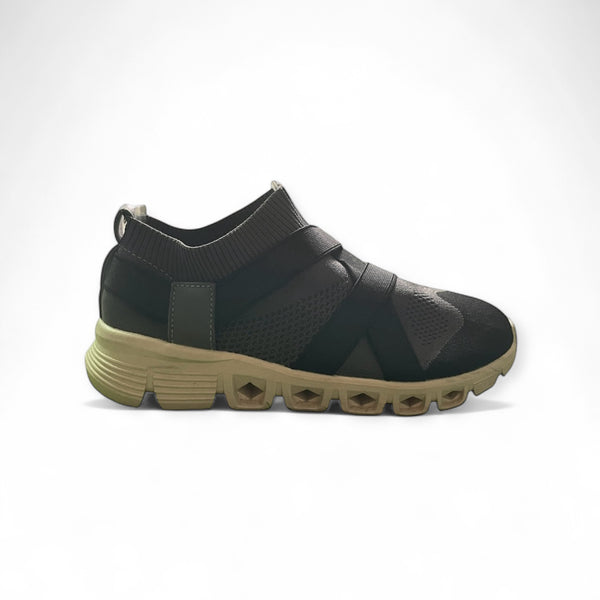 MIEL SLIPON-GRAYBLACK